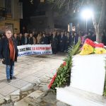 ΠΑΤΡΑ: Ο Αντιδήμαρχος Τάκης Πετρόπουλος κατέθεσε στεφάνι στο μνημείο Νίκου Τεμπονέρα