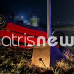 Σοβαρό τροχαίο στην Ηλεία – Αναποδογύρισε αυτοκίνητο