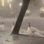 Δύσκολη νύχτα για τη Ρόδο - Ήχησε το 112, πλημμύρισαν και πάλι δρόμοι από τη καταρρακτώδη βροχή