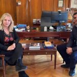 Συνάντηση του Ανδρέα Τσώκου με την Υφυπουργό Ανάπτυξης Άννα Μάνη - Παπαδημητρίου