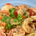 Πάστα με γαρίδες cajun και κρεμώδη σάλτσα