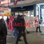 ΠΑΤΡΑ - ΦΩΤΟ: Πορεία διαμαρτυρίας από την Κίνηση Υπεράσπισης Δικαιωμάτων Προσφύγων και Μεταναστών