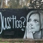 Το συγκλονιστικό γκράφιτι με το πρόσωπο της Μαρίας Καρυστιανού