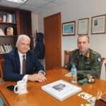 Εθιμοτυπική επίσκεψη του Διοικητή του ΚΕΤχ Κ. Τσιράκη στον Αντιπεριφερειάρχη Π.Ε. Αχαΐας Φ. Ζαΐμη
