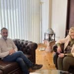Άννα Μαστοράκου: Συνάντηση με τον Πρόεδρο του Επιμελητηρίου Αχαΐας