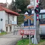 Καλάβρυτα: Με σηκωμένες μπάρες περνά ο συρμός του Οδοντωτού (ΒΙΝΤΕΟ)