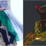 Κατέβηκε από το Big Ben μετά από 16 ώρες ο άνδρας με την σημαία της Παλαιστίνης - Δείτε βίντεο