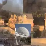 Φωτιά ξέσπασε στο πάρκο Disney World – Βίντεο δείχνουν το μαύρο σύννεφο καπνού