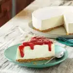 Cheesecake με μαρμελάδα φράουλα