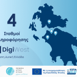 Σταθμοί Πληροφόρησης για το Έργο DigiWest: Κόμβος Ψηφιακού Μετασχηματισμού Επιχειρήσεων Περιφέρειας Δυτικής Ελλάδας