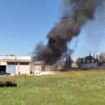 Αχαΐα - Πυρκαγιά σε εργοστάσιο στο Γομοστό – ΔΕΙΤΕ ΦΩΤΟ