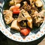 Αγκινάρες λεμονάτες με άσπρο πιπέρι, από την Κέρκυρα