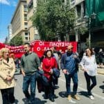 Σία Αναγνωστοπούλου: "Εν σώματι" η Νέα Αριστερά στην πορεία της Πρωτομαγιάς