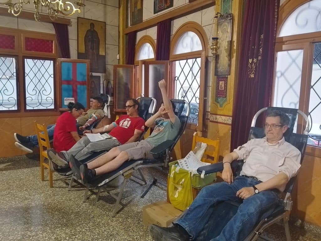 ΠΑΤΡΑ - ΔΕΙΤΕ ΦΩΤΟ: Αιμοδοσία στην Αγία Τριάδα ΠΑΤΡΑ - ΔΕΙΤΕ ΦΩΤΟ: Αιμοδοσία στην Αγία Τριάδα