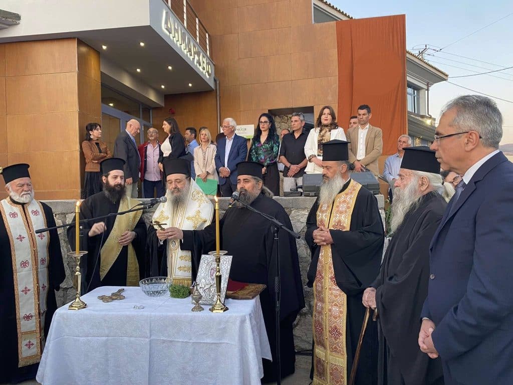ΦΩΤΟ - ΒΙΝΤΕΟ: ΕΓΚΑΙΝΙΑΣΤΗΚΕ ΤΟ ΝΕΟ ΔΗΜΑΡΧΕΙΟ ΕΡΥΜΑΝΘΟΥ: Χρηµατοδότηση 1,5 εκατ. ευρώ για έργα οδοποιίας ανακοίνωσε ο υπουργός Εσωτερικών