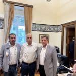 Συνάντηση Δημητρίου Γ. Παλούμπη με θεσμικούς εκπροσώπους του εμπορίου και της αγροτικής παραγωγής – Παρών και ο Πρόεδρος της Ελληνικής Λύσης, Κυριάκος Βελόπουλος