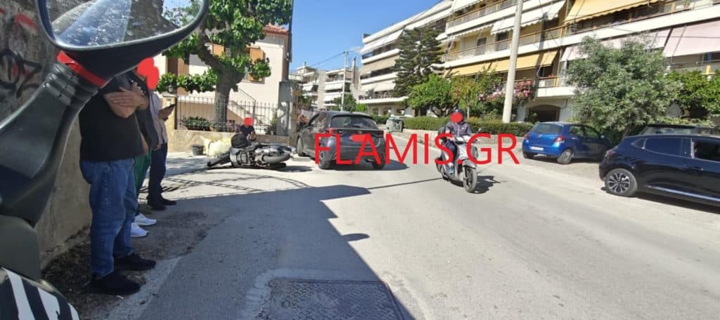 ΠΑΤΡΑ: Τροχαίο στην Εγλυκάδα - Στο έδαφος οδηγός δικύκλου - ΦΩΤΟ