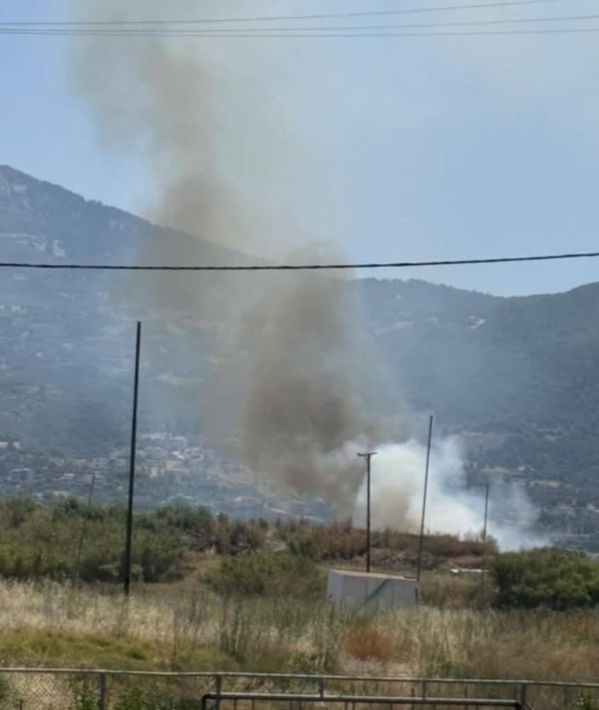 ΔΕΙΤΕ ΦΩΤΟ: Και άλλη φωτιά στον Ριγανόκαμπο Πάτρας