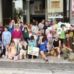 ΠΑΤΡΑ - ΦΩΤΟ: Δράση φύτευσης λουλουδιών σε Ρήγα Φεραίου και Τριών Ναυάρχων από παιδιά