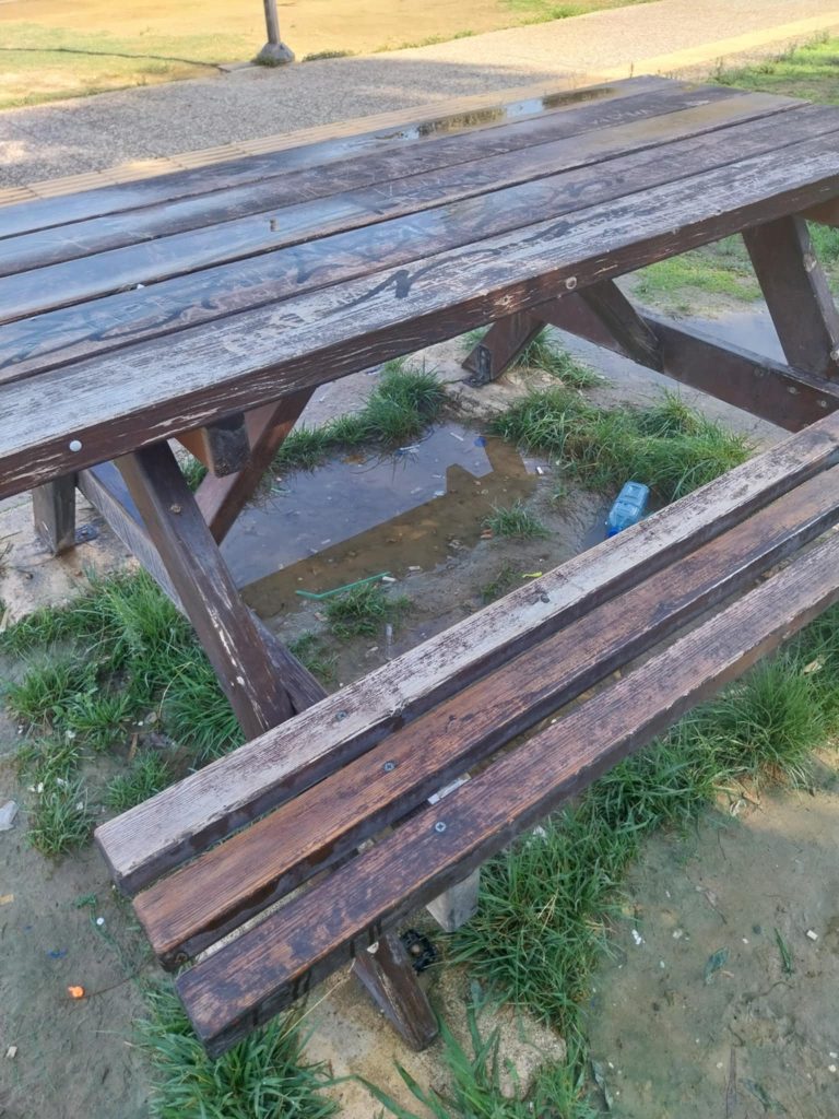 ΠΑΤΡΑ - ΠΑΡΚΟ ΑΓΙΑΣ ΣΟΦΙΑΣ Το νερό από τα μπεκ… τρέχει μέρες