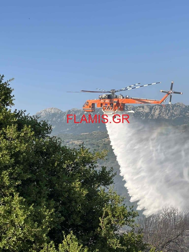Σε ύφεση η φωτιά στις Βελιτσές - Δείτε Φωτό από το σημείο