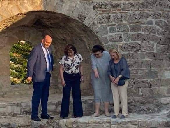 ΠΑΤΡΑ: Η Λίνα Μενδώνη στο Κάστρο! Αποκαταστάθηκαν δύο προμαχώνες - ΔΕΙΤΕ ΦΩΤΟ