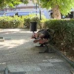 ΠΑΤΡΑ: Μόνιμοι άστεγοι στην πλατεία Αγίας Σοφίας (φωτο)