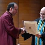 Ξεχωριστή και συγκινητική στιγμή για τον πρόεδρο του Πανηπειρωτικού Συλλόγου Πατρών, Αλέξανδρο Χάιδα