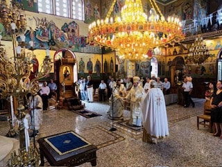 Πανήγυρις τῆς Ἁγίας Τριάδος εἰς τὸν ὁμώνυμον Ἱερὸν Ναὸν Ψαθοπύργου