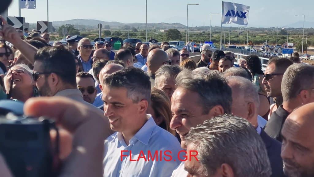 ΔΕΙΤΕ ΦΩΤΟ ΚΑΙ ΒΙΝΤΕΟ: Ο Κυριάκος Μητσοτάκης στην νέα Πατρών Πύργου