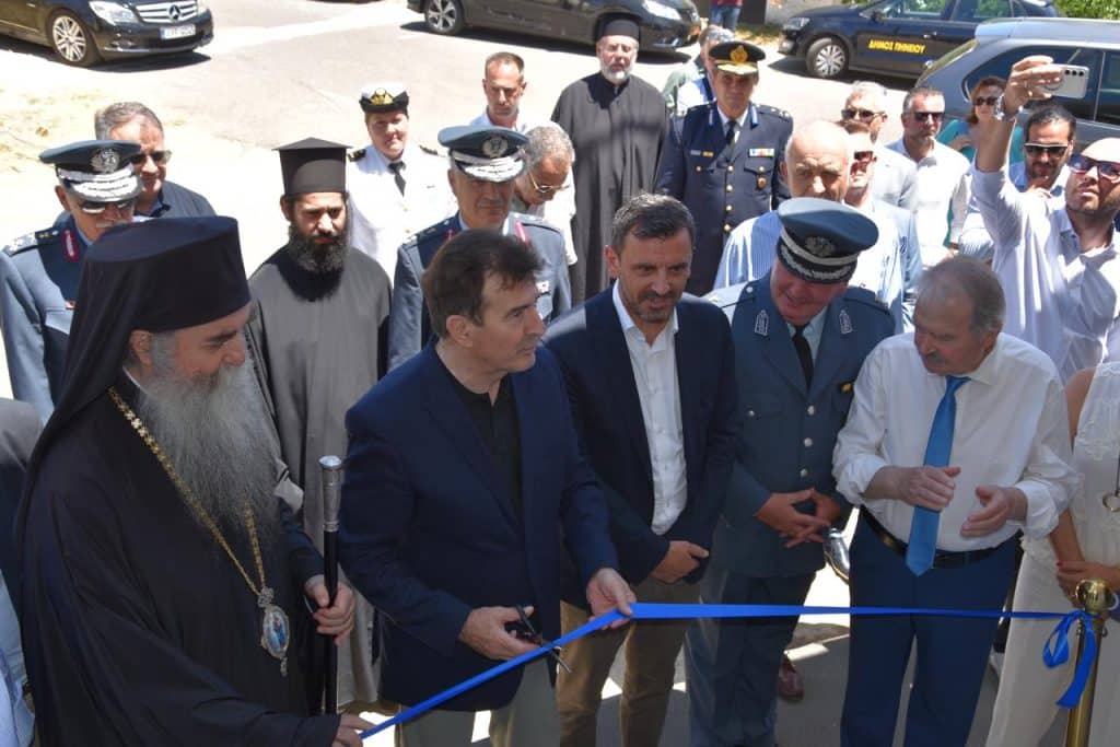 Εγκαίνια του νέου Αστυνομικού Τμήματος Κρεστένων της Διεύθυνσης Αστυνομίας Ηλείας - Επίσκεψη Υπουργού Προστασίας του Πολίτη, Μ.Χρυσοχοΐδη στον Πύργο
