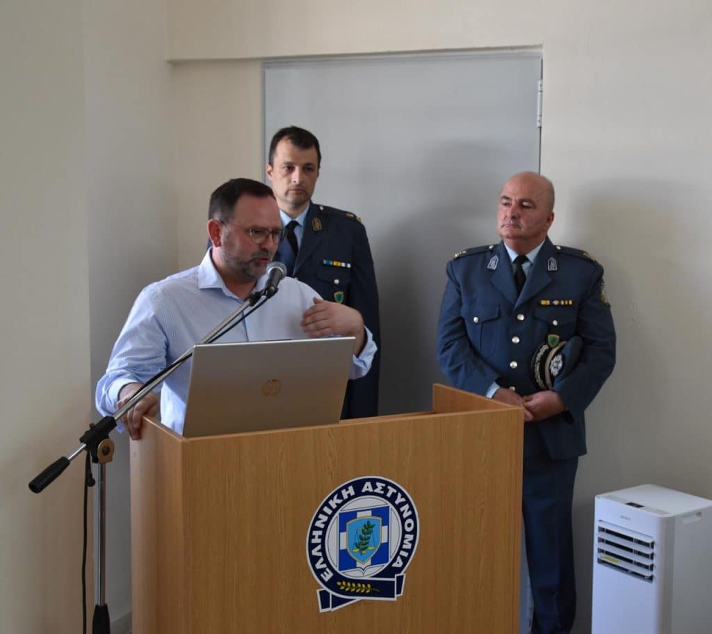 Εγκαίνια του νέου Αστυνομικού Τμήματος Κρεστένων της Διεύθυνσης Αστυνομίας Ηλείας - Επίσκεψη Υπουργού Προστασίας του Πολίτη, Μ.Χρυσοχοΐδη στον Πύργο