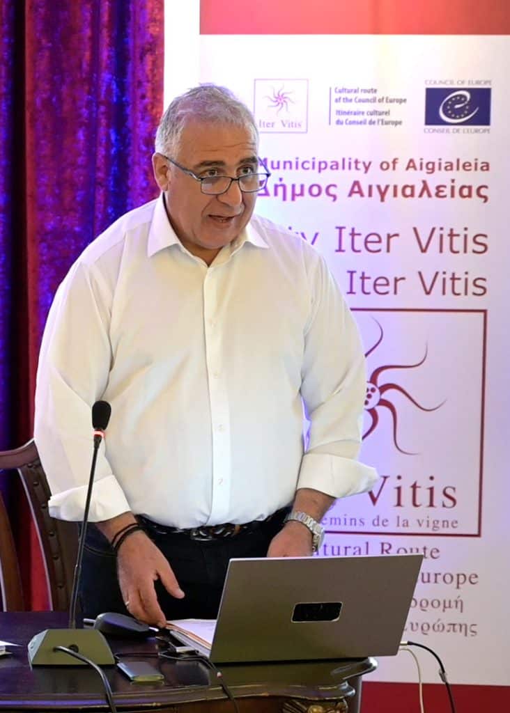 2η Ετήσια Συνάντηση των Μελών της Πολιτιστικής Διαδρομής Iter Vitis Δρόμοι του Κρασιού του Συμβουλίου της Ευρώπης στο Αίγιο - ΦΩΤΟ