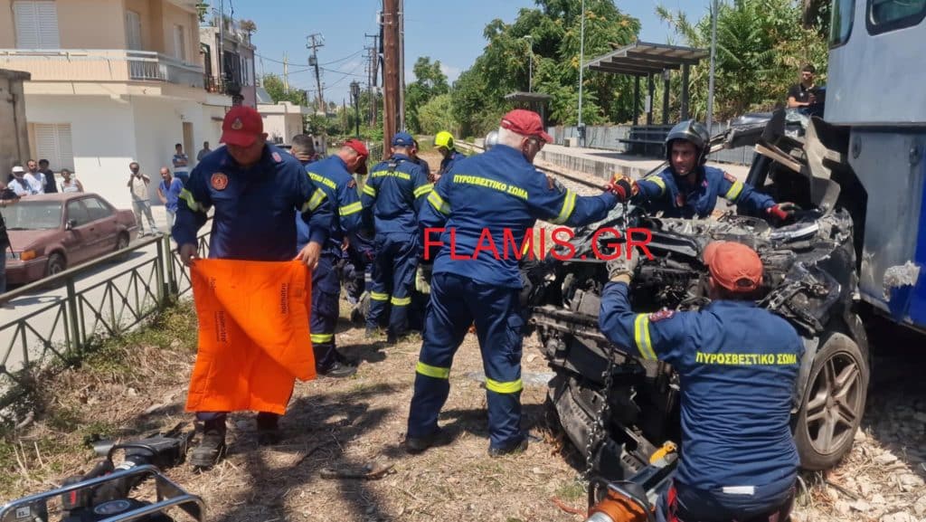 ΠΑΤΡΑ ΤΩΡΑ - Τρένο συγκρούστηκε με ΙΧ στην διασταύρωση της Ανθείας - Πως έγινε το "Θαύμα" - ΦΩΤΟ και ΒΙΝΤΕΟ