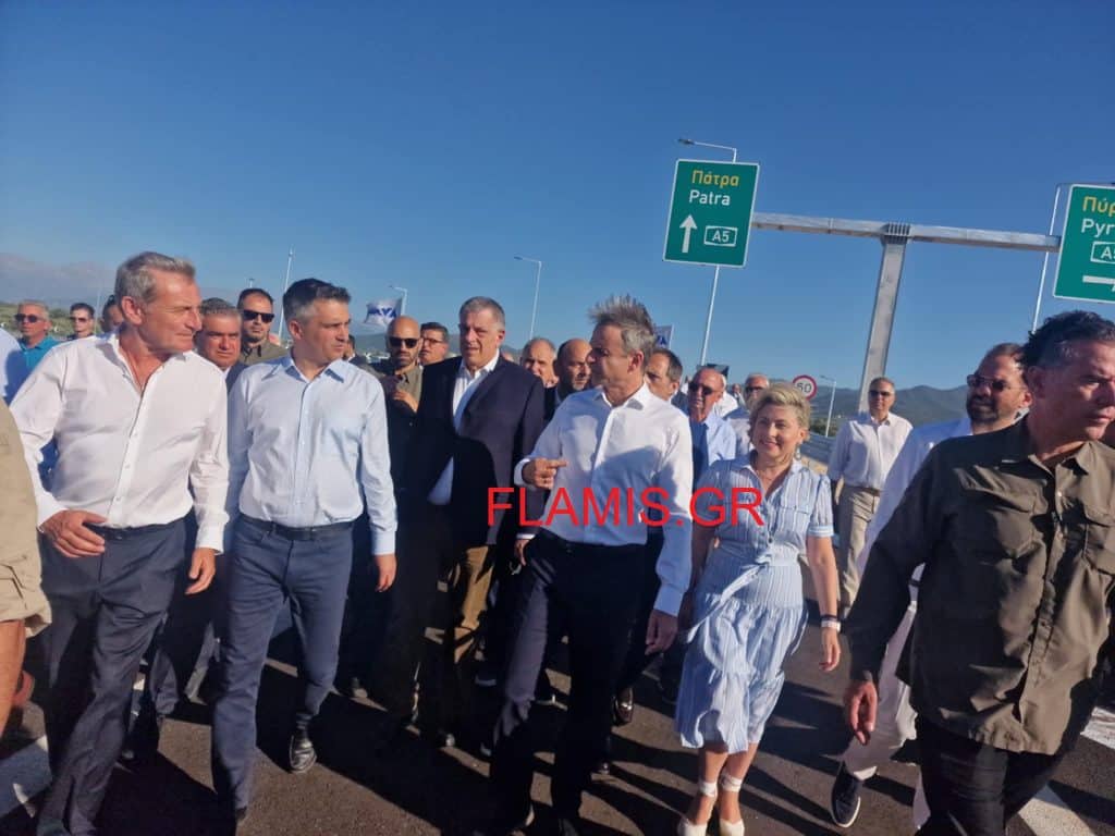 ΔΕΙΤΕ ΦΩΤΟ ΚΑΙ ΒΙΝΤΕΟ: Ο Κυριάκος Μητσοτάκης στην νέα Πατρών Πύργου