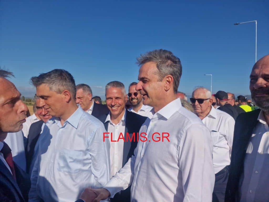 ΔΕΙΤΕ ΦΩΤΟ ΚΑΙ ΒΙΝΤΕΟ: Ο Κυριάκος Μητσοτάκης στην νέα Πατρών Πύργου