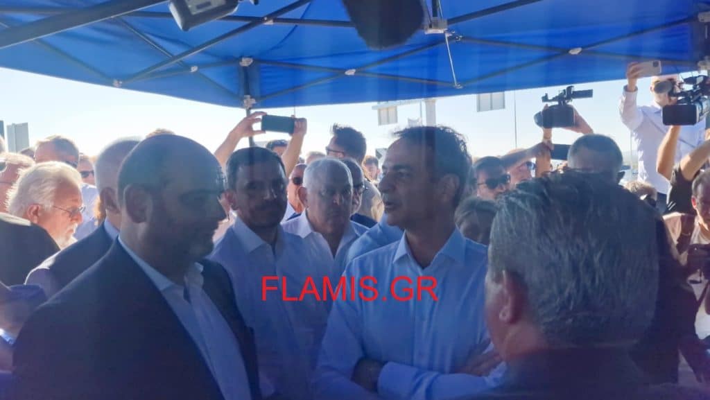 ΔΕΙΤΕ ΦΩΤΟ ΚΑΙ ΒΙΝΤΕΟ: Ο Κυριάκος Μητσοτάκης στην νέα Πατρών Πύργου
