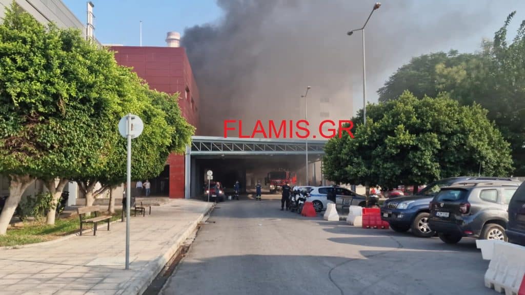 ΠΑΤΡΑ - ΤΩΡΑ: Φωτιά στο Νοσοκομείο "Αγιος Ανδρέας" - ΦΩΤΟ και ΒΙΝΤΕΟ