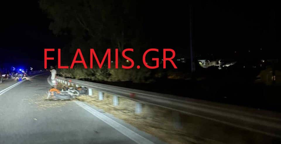 Πανικός τη νύχτα στον Ψαθόπυργο! "Εφυγε" μηχανή - Δύο άτομα στο οδόστρωμα - ΦΩΤΟ
