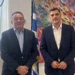 Συνάντηση του Ανδρέα Τσώκου με τον Υφυπουργό Παιδείας Κωνσταντίνο Βλάση