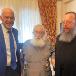 Συνάντηση Γιώργου Παπανδρέου με τον Αρχιεπίσκοπο Σινά, κ. Δαμιανό