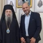 Με τον Μητροπολίτη Πατρών ο Ιάσων Φωτήλας