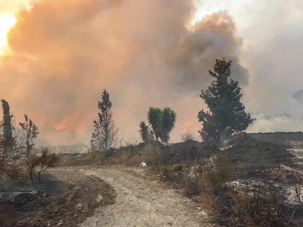 ΠΑΤΡΑ - ΔΕΙΤΕ ΦΩΤΟ: Κάηκαν σπίτια πάνω από την Αρόη - ΚΡΑΝΙΟΥ ΤΟΠΟΣ Η ΠΕΡΙΟΧΗ