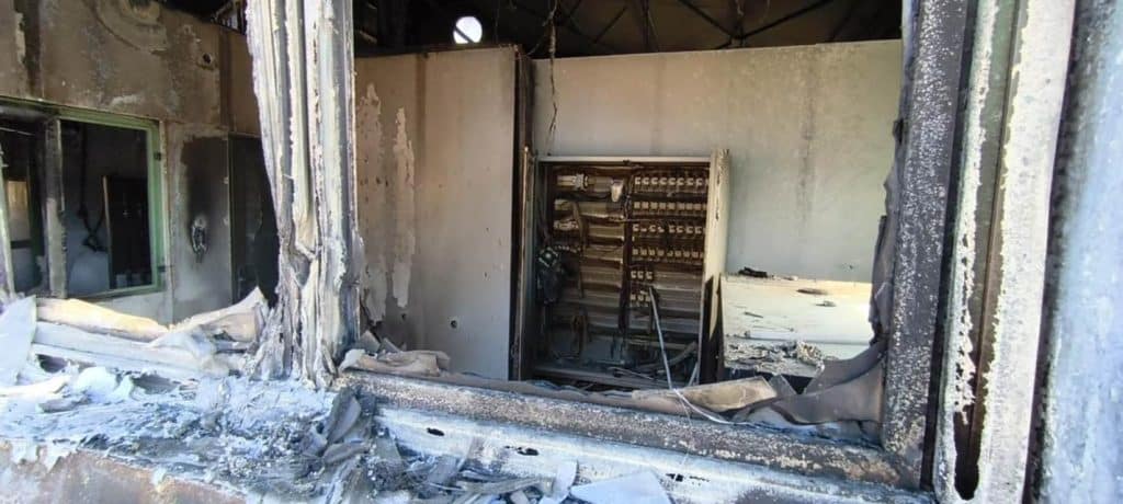 Ο αναπληρωτής Περιφερειάρχης Χαράλαμπος Μπονάνος στα καμένα της ΒΙΠΕ - ΦΩΤΟ