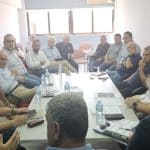 Σύσκεψη στην Βιομηχανική Περιοχή της Πάτρας μετά τις φωτιές - ΦΩΤΟ