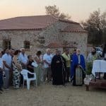 Αρχιερατική Ιερά Παράκληση προς την Παναγία, στο χώρο της Βυζαντινής Εκκλησίας της Παναγίας της Μέντζενας