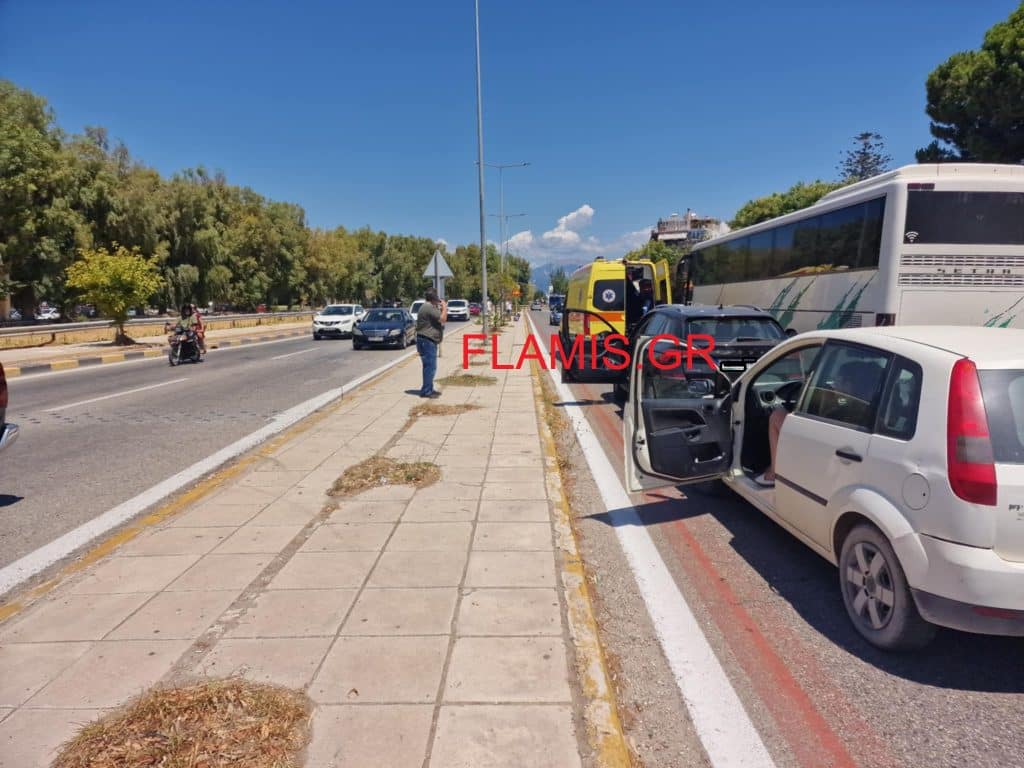 ΠΑΤΡΑ ΤΩΡΑ : Καραμπόλα στην Ακτή Δυμαίων - Τραυματίστηκαν έγκυος γυναίκα κι ένας άνδρας