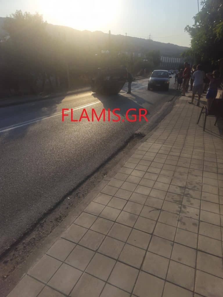 ΔΕΙΤΕ ΦΩΤΟ: Ετσι ανετράπη το αυτοκίνητο στις Καμάρες