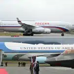 Air Force One VS Ilyushin Il-96 – Τα Προεδρικά αεροσκάφη ΗΠΑ και Ρωσίας σε μία σπάνια κοινή εμφάνιση