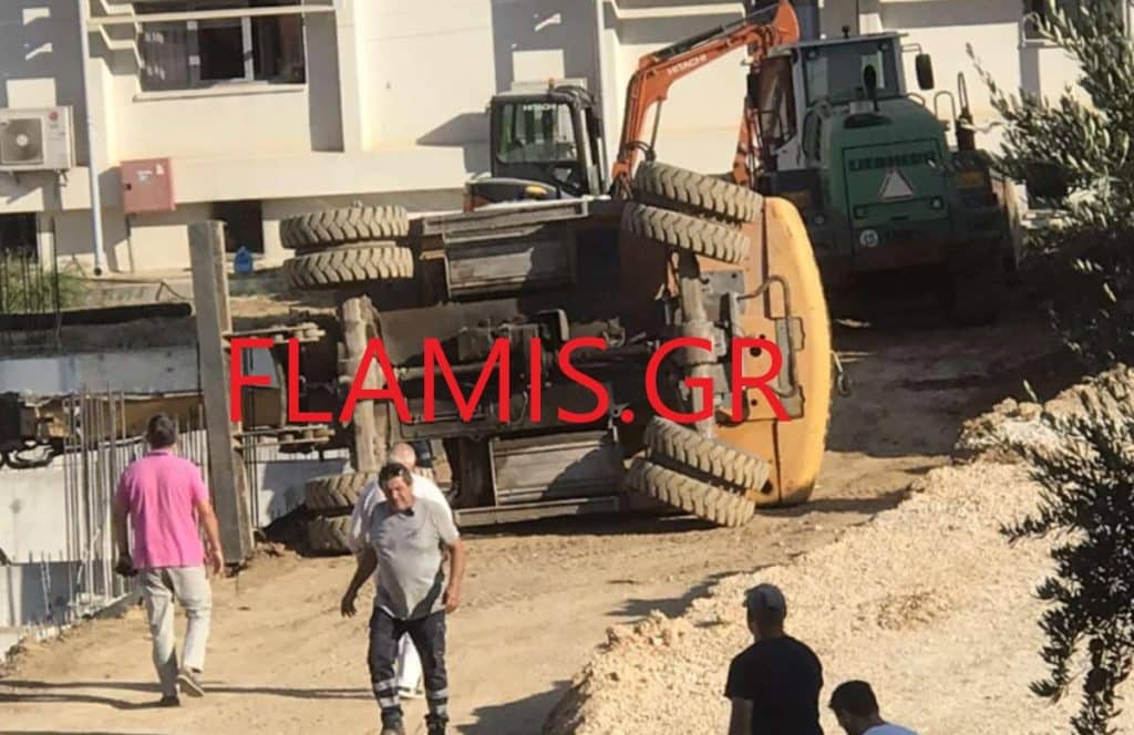 ΠΑΤΡΑ - ΤΩΡΑ: Ανετράπη εκσκαφέας μέσα στο Νοσοκομείο "Αγιος Ανδρέας" - ΦΩΤΟ